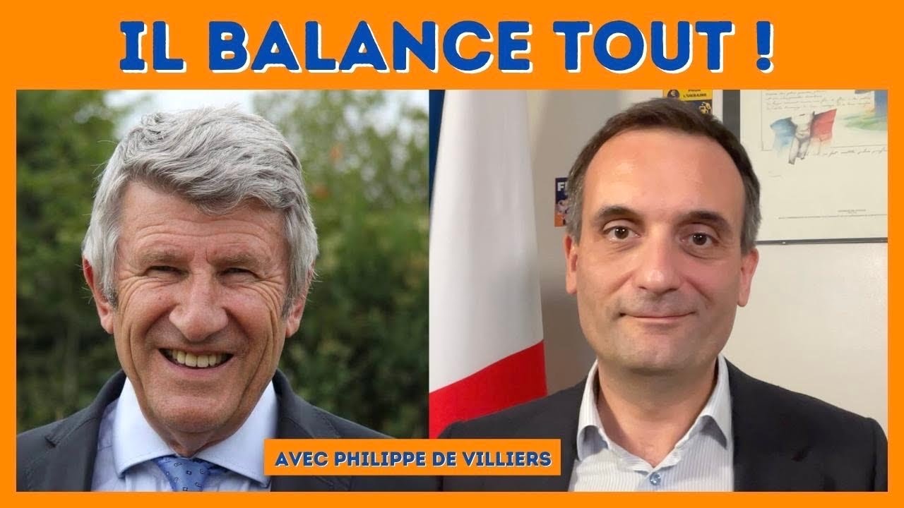 Philippe de Villiers : sa très grosse annonce sur ma chaîne en direct !