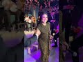 آه يا دنيا بوسي تضيف أجواء من البهجة فى حفل زفاف لينة طهطاوي ومحمد فرحات 