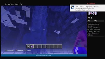 Minecraft mini nuke explosion