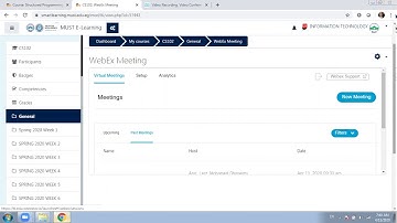 Students Attendance Report Using WebEx