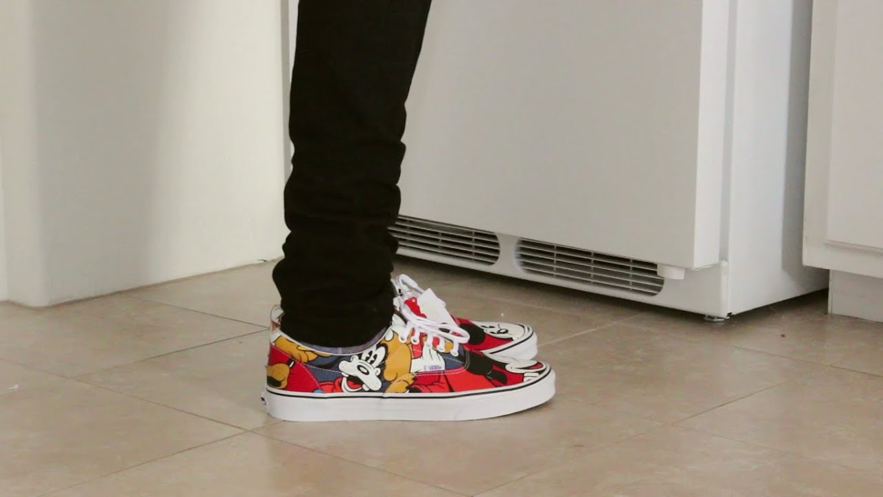 Disney x Vans "Mickey & Friends" On Feet! - YouTube