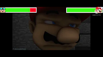 FuturisticHub Mario Vs Steve (Original) with Healthbars