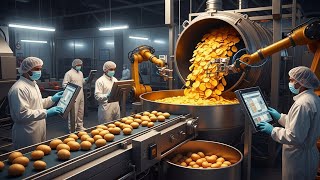 Inside a Modern Pringles Factory_ From Whole Potatoes to Stacked Potato Chips