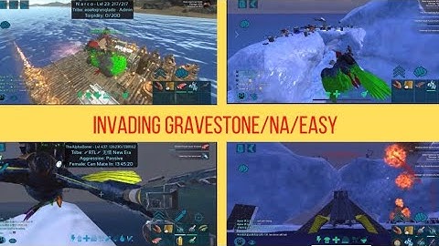 Invading CAD | Server Invasion - Gravestone/NA/Easy || Ark Mobile