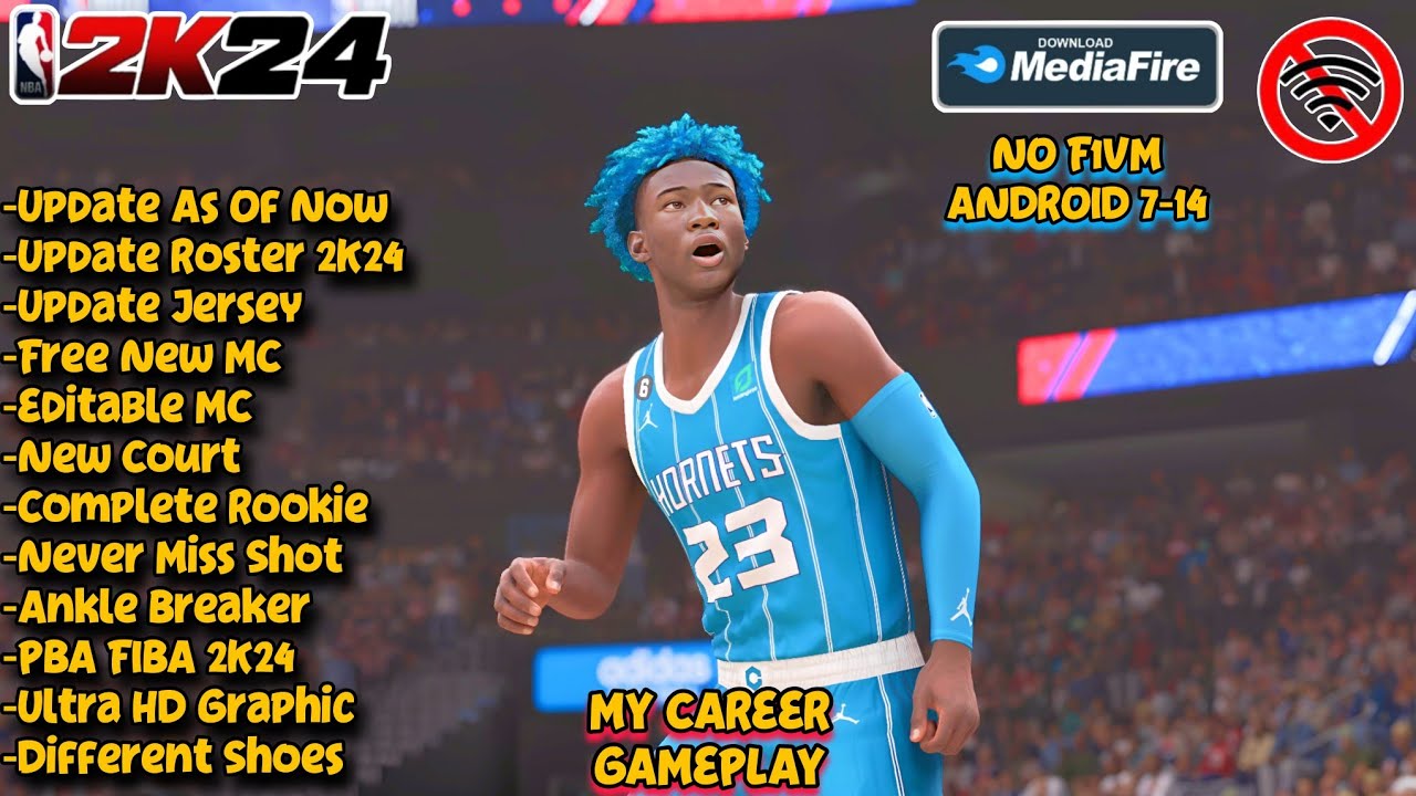 NBA 2K20 UPDATE ROSTER 2K24 ANDROID Offline No Password No F1vm