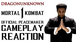 DRAGONUNKNOWN - Mortal Kombat 1 - Official Peacemaker Gameplay Trailer Reaction - Ep. 14