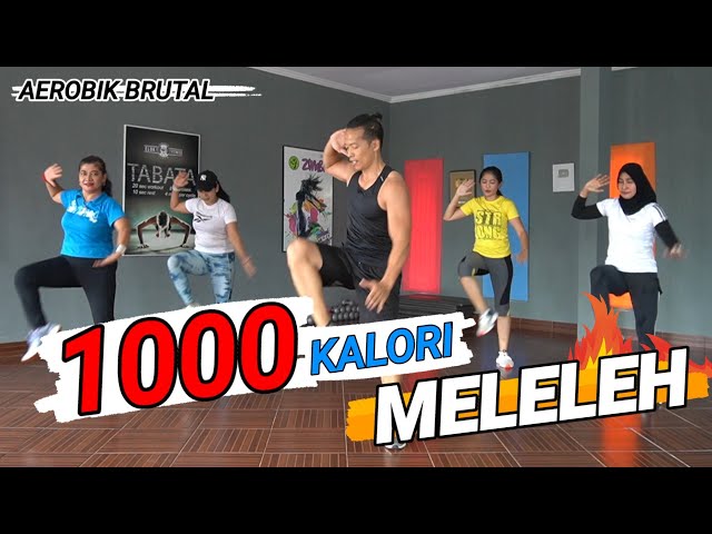 1000 KALORI MELELEH | AEROBIC PALING HOT class=