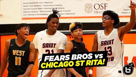 FEARS BROS vs CHICAGO ST RITA Highlights! Joliet W...