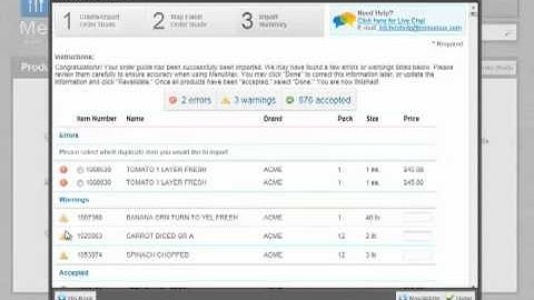 MenuMax Upload Order Guide Products Tutorial