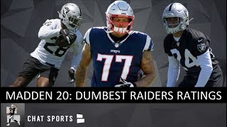 Madden 20 released it’s player ratings for all 32 nfl teams today &
there are some questionable numerous oakland raiders on the game.
josh...