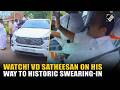 Watch! Keralam CM-designate VD Satheesan departs his residence for grand swearing-in ceremony