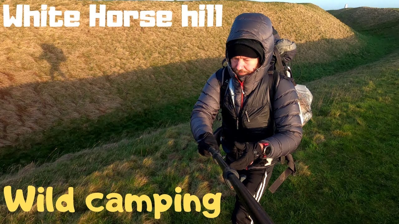 Uffington White Horse Hill Ridgeway Terror Night Wild Camping Hike Wayland S Smithy Uk Part 2 Youtube