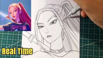 How to Draw MIRA KPop Demon Hunters - Step By Step Tutorial