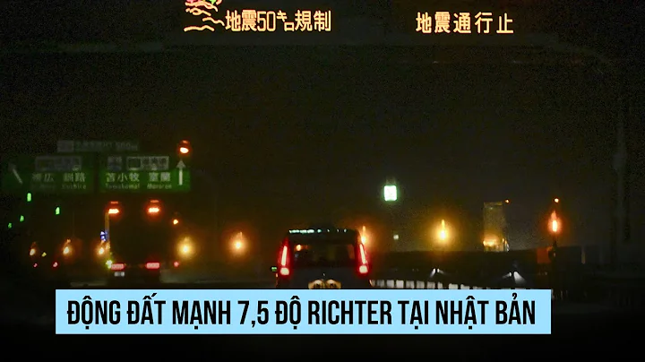 Động đất mạnh 7,5 độ richter tại Nhật Bản