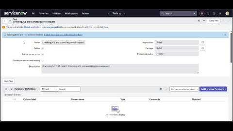 ServiceNow Automated Test Framework