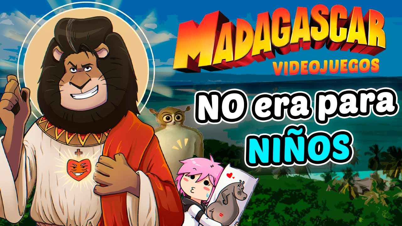 los JUEGOS de MADAGASCAR era muy...RAROS 🤨