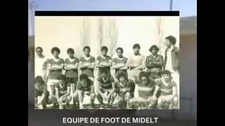 Mibladenles Souvenirsequipe De Foot Des Années Coulées De Mibladen-Midelt-Maroc