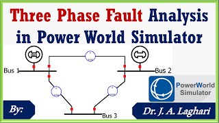 How to Perform Three Phase Fault Analysis in Power World Simulator? | Dr. J. A. Laghari screenshot 4