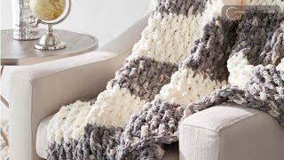 Crochet Lush Life Blanket | EASY | The Crochet Crowd