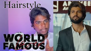 Trying Vijay devarakonda World famous lover | Paris Hairstyle | Isac Max |