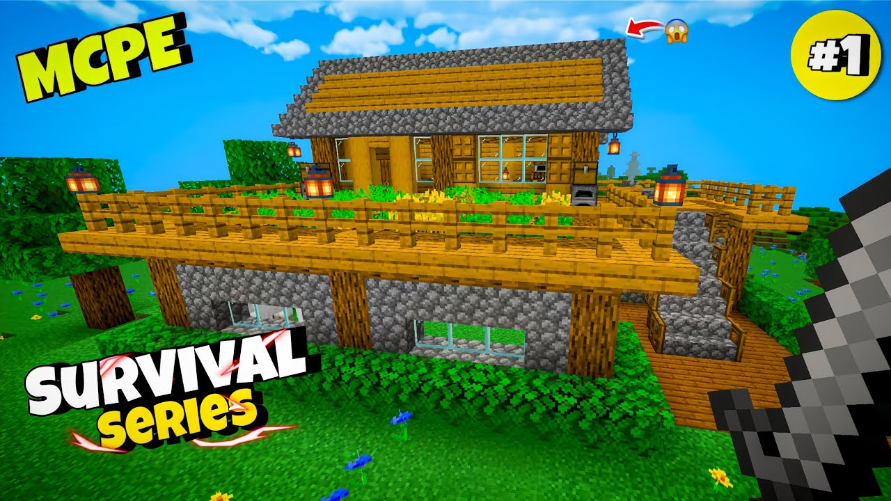 Minecraft Survival Series Ep #1 in Hindi | MCPE
