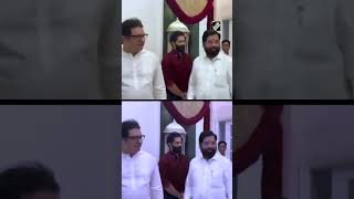 Maharashtra Chief Minister Eknath Shinde Meets Mns Chief Raj Thackeray