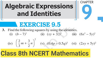 Exercise 9.5 Q3 Class 8 | NCERT Maths CH:9 Algebraic expressions and Identities | Ex 9.5 Q2 class 8