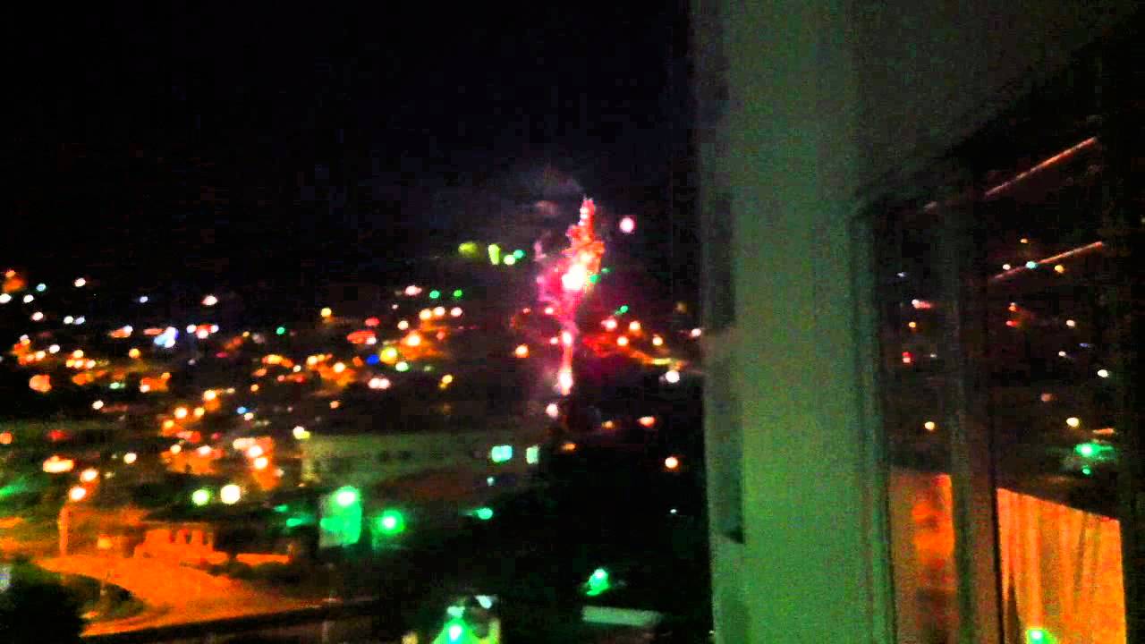 Fireworks new year 2012 - Trinidad & Tobago