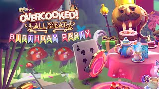 Overcooked! All You Can Eat Birthday Party DLC Gameplay (2 Players)