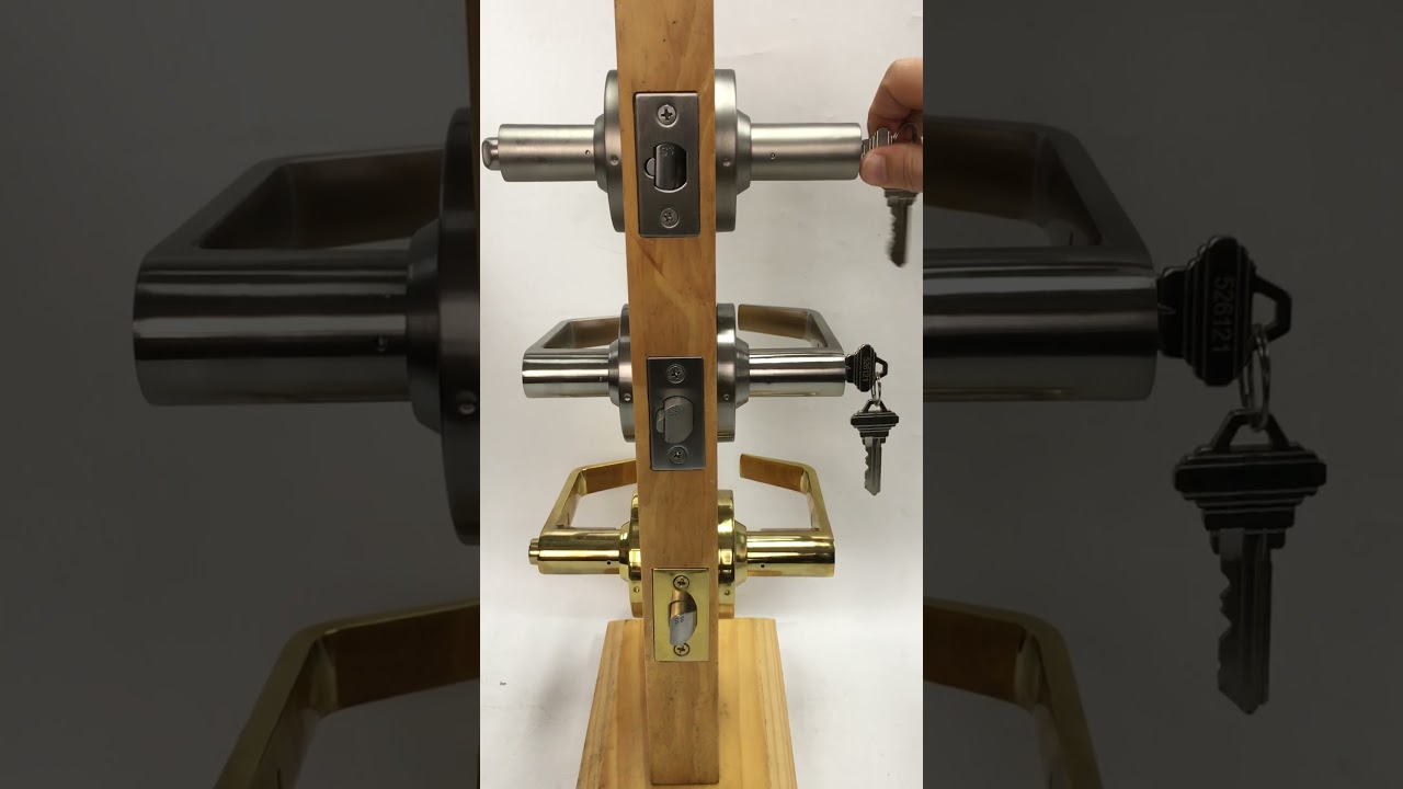 Privacy Satin Chrome Grade 2 Commercial Door Locks Bathroom Levers Knobs Handles