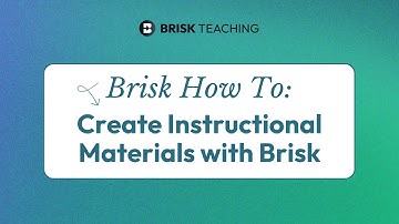 How To: Create Instructional Materials