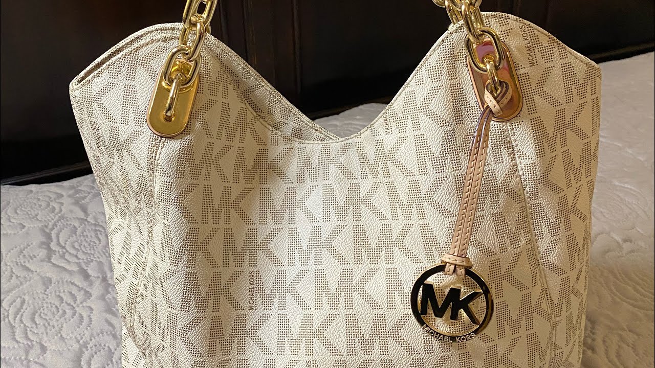 UNBOXING:Michael Kors Lillie Large Chain Shoulder Tote 