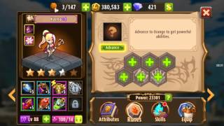 Magic Rush Heroes: Karna +4 goes Orange (Borda Laranja)