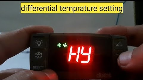 differentiële temperatuurinstelling | dixel-programmering