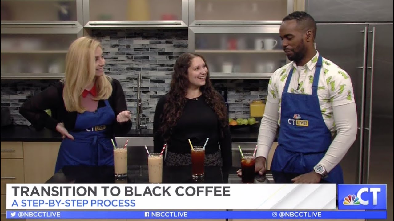 HOW TO TRANSITION TO BLACK COFFEE FROM CREAM AND SUGAR COFFEE - Bri Blank Alexander on NBC's CT Live