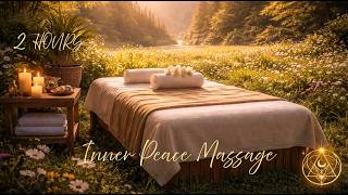 Inner Peace Massage 2 Hours of Deep Relaxation Soft Piano Native American Flute Massage Music