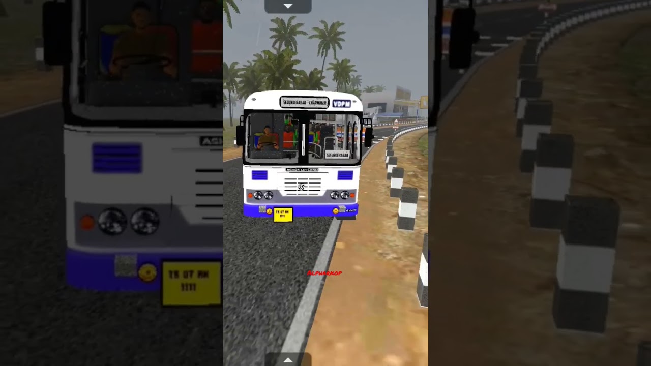 TSRTC City Metro Express Bus Driving Shorts BUSSID 