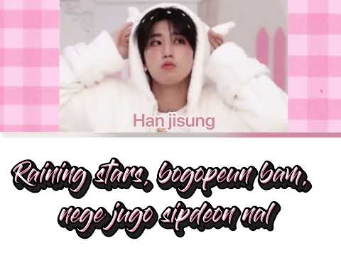 Raining Stars Han Jisung Stray Kids Skz Record Color Coded Lyrics 