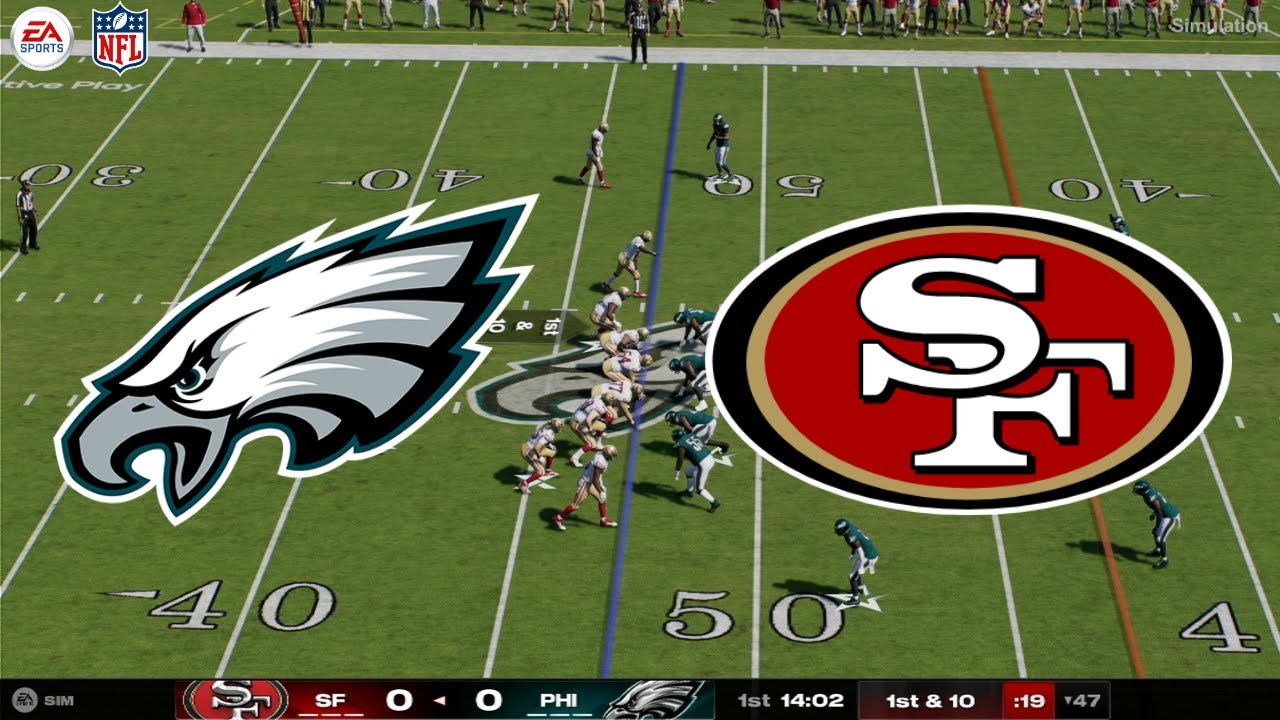 Philadelphia Eagles DESTROYED San Francisco 49ers?🔴NFL 2025 Playoffs | Simulation