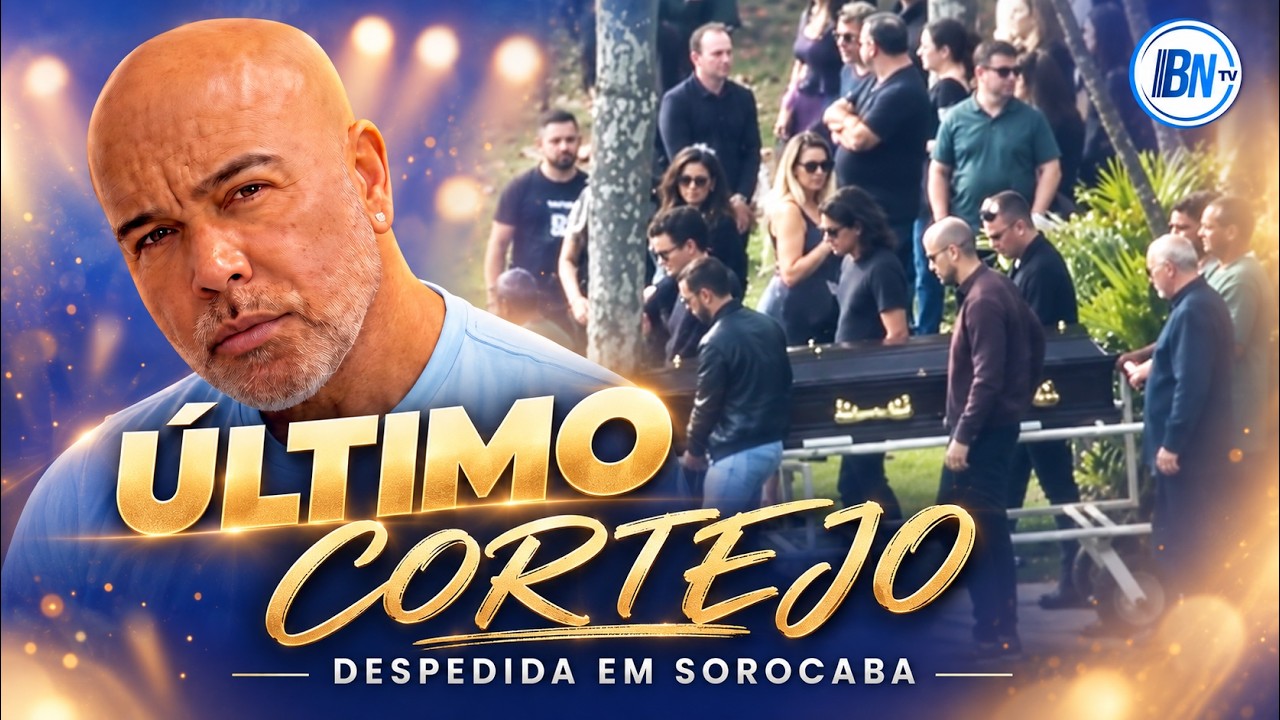 ÚLTIMA DESPEDIDA: CAIXÃO DE RICK SEGUE EM CORTEJO PARA SEPULTAMENTO