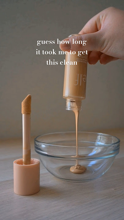 how long it took me to clean the elf jumbo halo glow lipgloss π§Όπ #elfhaloglowlipgloss #jumbolipgloss