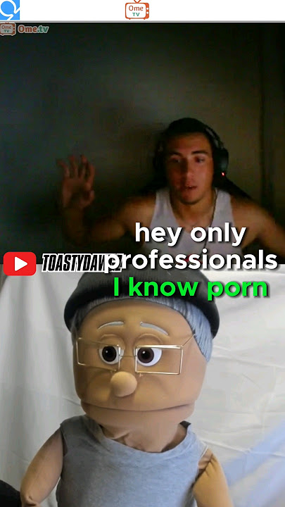 Grandpa Flashes Porn Collector!? #fyp #shorts #prank #funny #omegle #ometv