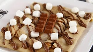 Nutella kinder crepe | Kinder crepe | Crepe