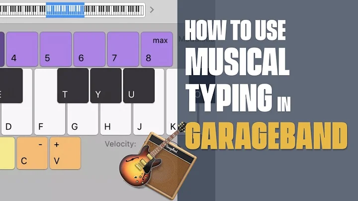 How to Use Musical Typing in GarageBand