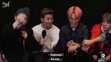 [RUS SUB][01.05.19] HALSEY crashes our BTS interview to give the scoop on their BBMAs performance!
