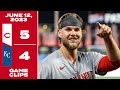 Game Clips 6-12-23 Reds beat Royals 5-4