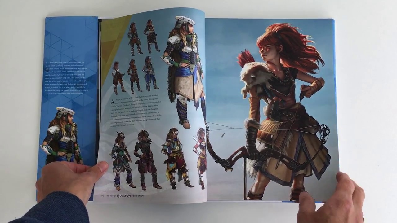 The Art Of Horizon Zero Dawn Quicklook Coolbook Youtube