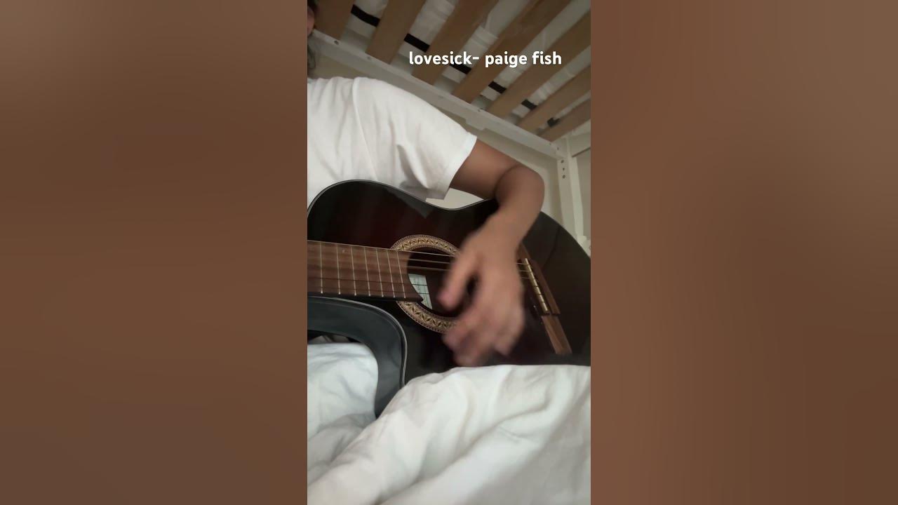 lovesick- paige fish || guitar cover #cover #explore #singing #trending #shorts #acousticcover