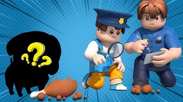 ROBLOX Brookhaven 🏡RP: Mini Police and the Missing Chicken 🍗🔍 - Roblox Animation