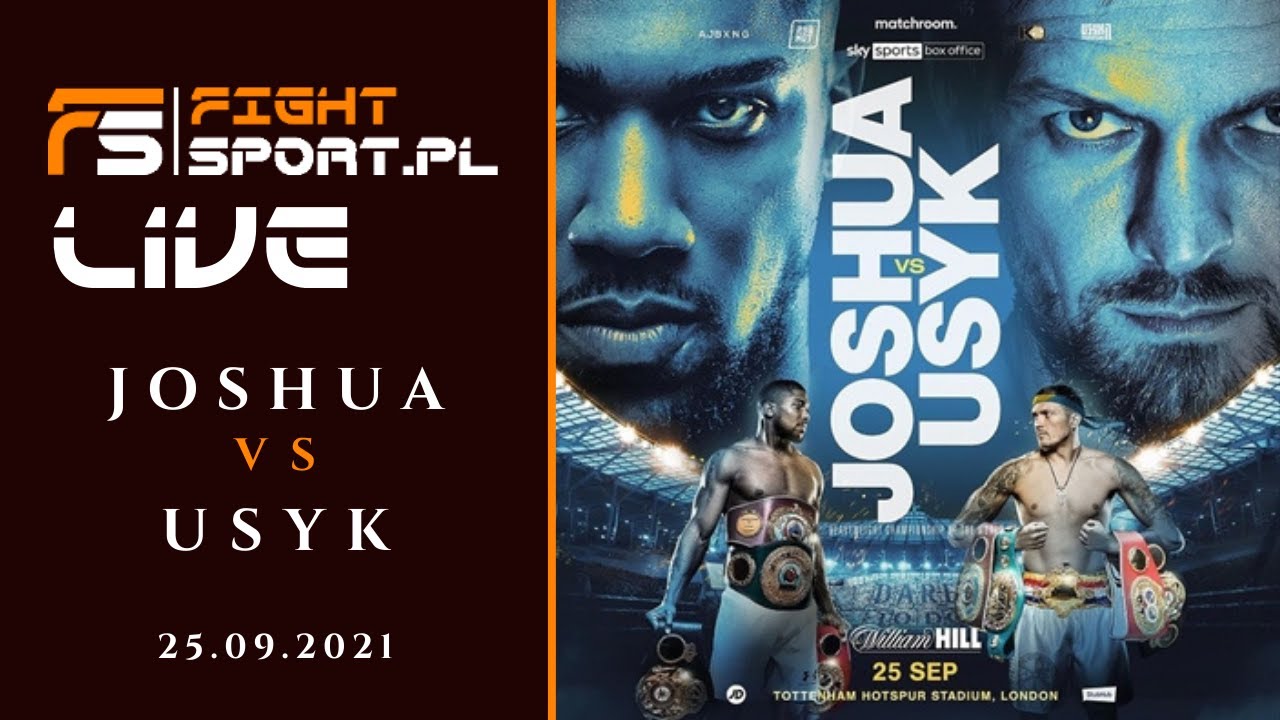 Anthony Joshua Oleksandr Usyk 2021 Fight Boxing Poster